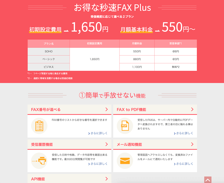 秒速FAX Plus
